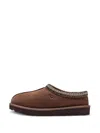 Ugg Tasman Dark Chestnut Slippers In Brown
