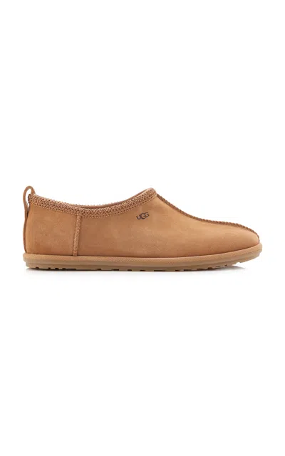 Ugg Tasman Deconstructed Sheepskin Flats In Brown