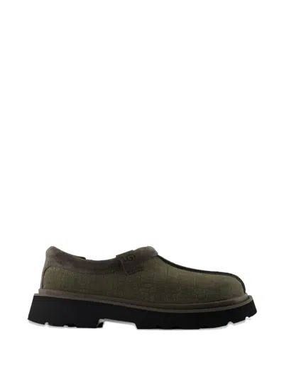 Ugg Tasman Embossed Loafers In Green
