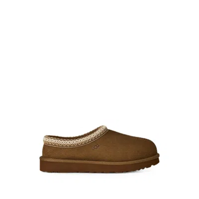 Ugg Tasman Embroidered Slippers In Brown