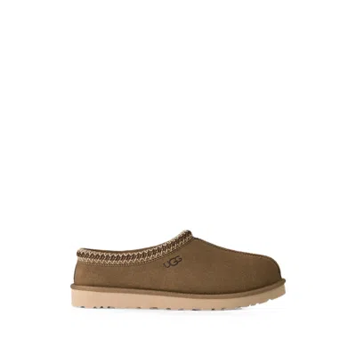Ugg Tasman Embroidered Slippers In Brown