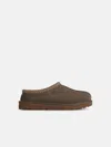 Ugg 'tasman' Grey Suede Slippers In Grey