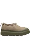 Ugg Tasman Hybrid "dune/burnt Olive" Slippers In Green