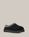Ugg Tasman Ii 1174470-blk Slippers Black Suede Sheepskin Slip On Rhs7972