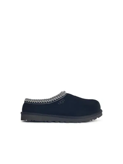 Ugg 'tasman Ii' Black Suede Slippers