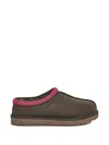 Ugg Low-profile Clog With Braid And Shearling Lining In Brown