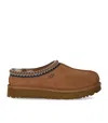 Ugg Tasman Chestnut Eather Slip-ons In Brown