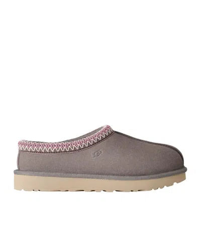 Ugg Tasman Ii Logo Debossed Slippers In Gray