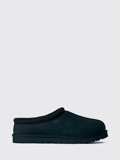 Ugg Tasman Ii Nubuck Mules With Wool Interior And Eva Sole In Black