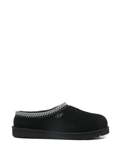 Ugg Tasman Ii Suede Slippers In Black
