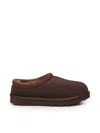 Ugg Brown Suede Sandals With Braided Trim In Brown