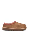 Ugg Tasman Ii Braided-trim Sheepskin Slippers In Brown