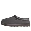 Ugg M Tasman Dark Grey Slipper In Gray