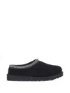 Ugg Tasman Ii Suede Slippers With Wool Lining And Contrast Stitching In Pink