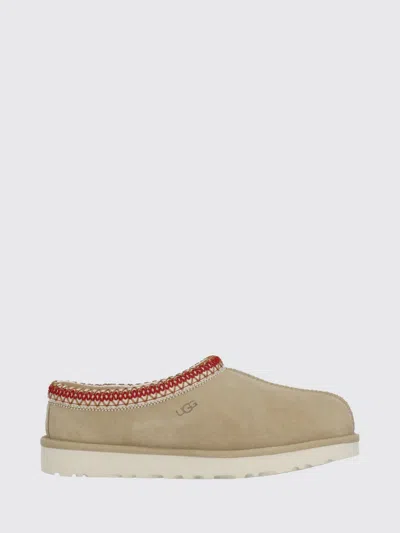 Ugg Tasman Ii Suede Sabot Mules With Wool Interior In Brown