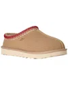 Ugg Tasman Suede Slippers With Shearling Lining In Brown