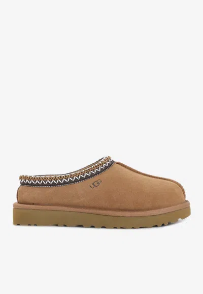 Ugg Tasman Ii Suede Slippers In Brown
