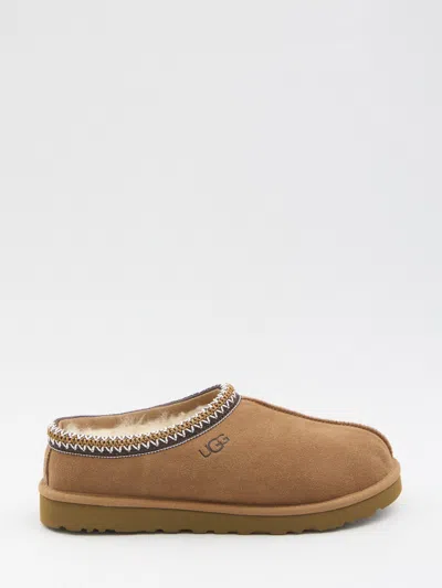 Ugg Tasman Ii Suede Slippers In Brown