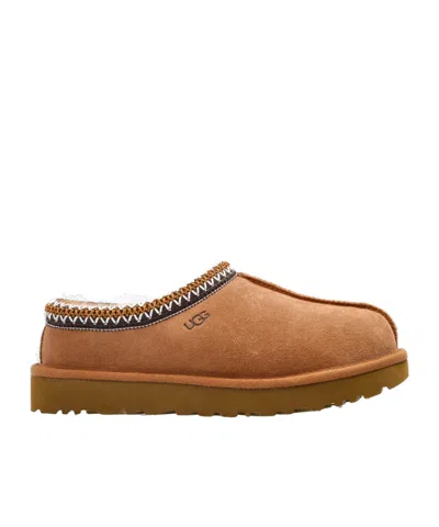 Ugg Tasman Ii Whipstitch-trim Slippers In Brown