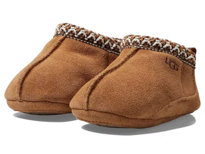 Ugg Tasman (infant/toddler) Kid's Shoes Chestnut : Md (us 4-5 Toddler) M, Suede In Brown