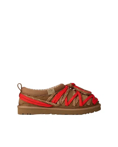 Ugg Tasman Lace Slip-on Shoes With Dual Lace System In Orange