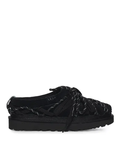 Ugg Tasman Lace Slipper In Black