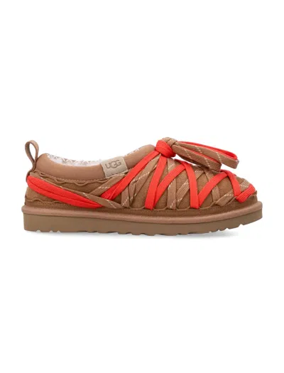 Ugg Tasman Lace Slippers In Brown