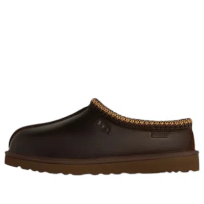 Ugg Tasman Leather Regenerate Slipper 'ironwood' In Brown