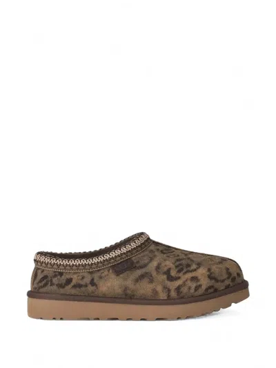 UGG TASMAN LEOPARD-PRINT MULES