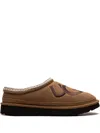 Ugg Tasman Logo "chestnut" Slippers In Brown