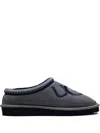 Ugg Tasman Logo "grey" Slippers In Grey