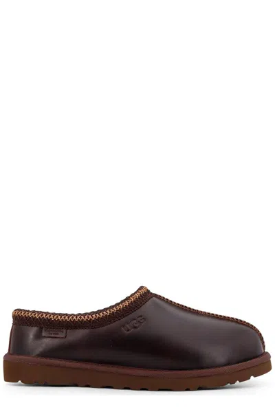 UGG TASMAN LTHR REGEN SLIPPERS