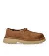 Ugg Mens Rust Tasman Lug Suede And Shearling Slippers In Brown