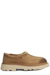 Ugg Tasman Lug Loafers In Leather Color Suede In Brown