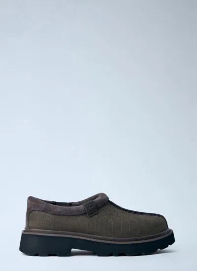 Ugg Tasman Lug Slippers In Gray