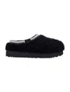 Ugg Womens Tasman Maxi Curly Sheepskin Slippers Black Eur 36 / 3 Uk