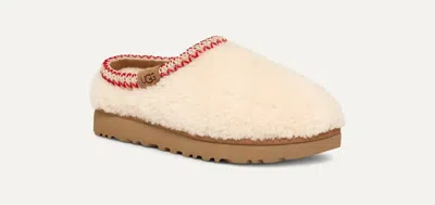 Ugg Tasman Maxi Curly 1158356-nat Slippers Womens Beige Sheepskin Slip On Gug183 In Pink