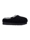 Ugg Womens Tasman Maxi Curly Sheepskin Slippers Black Eur 36 / 3 Uk In Black