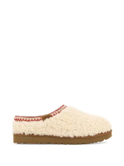 Ugg Maxi Curly Flat Footwear For Women In Neutral