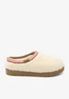 Ugg Tasman Maxi Curli White Slip-on Mule In Shearling Woman In Multi