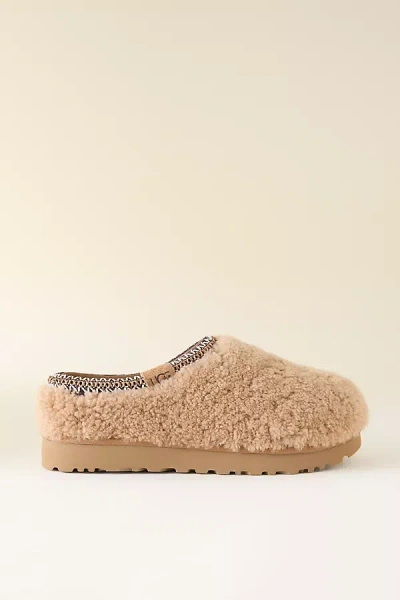 Ugg Tasman Maxi Curly Slippers In Neutral