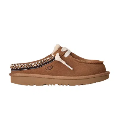Pre-owned Ugg Tasman Mule Slipper Kids 'chestnut' | Tan | Kid's Size 4