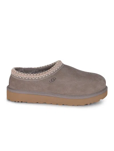 Ugg "tasman" Mules Made Of Camel-colored Suede In Fango
