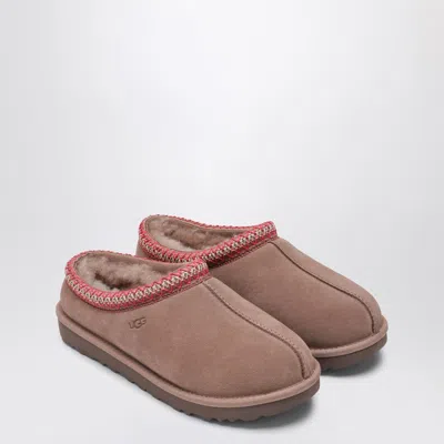 Ugg Tasman Rocky Oak Eather Slip-ons In Brown