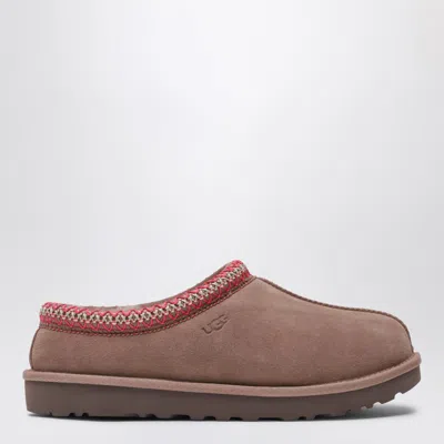 Ugg Tasman Rocky Oak Eather Slip-ons In Gray