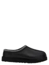 Ugg Black Tasman Leather Regenerate Mules In Black