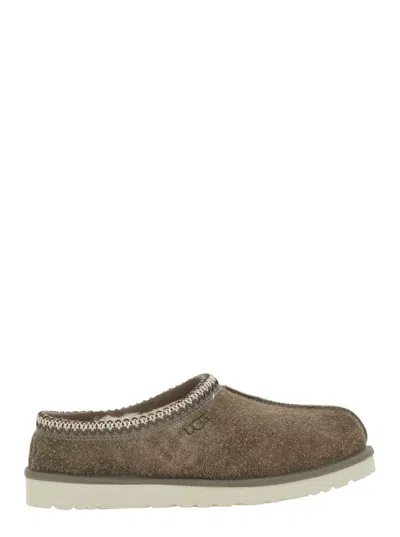 UGG 'TASMAN SHAGGY' BROWN MULE WITH SLIP-ON DESIGN
