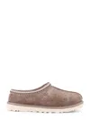Ugg Tasman Shaggy Suede Sandals In Brown