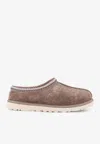 Ugg Tasman Shaggy Suede Sandals In Brown