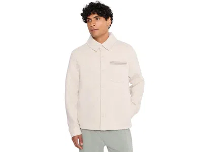 Ugg Tasman Shirt Jacket Men's Jacket Caribou Heather: Sm In Sand